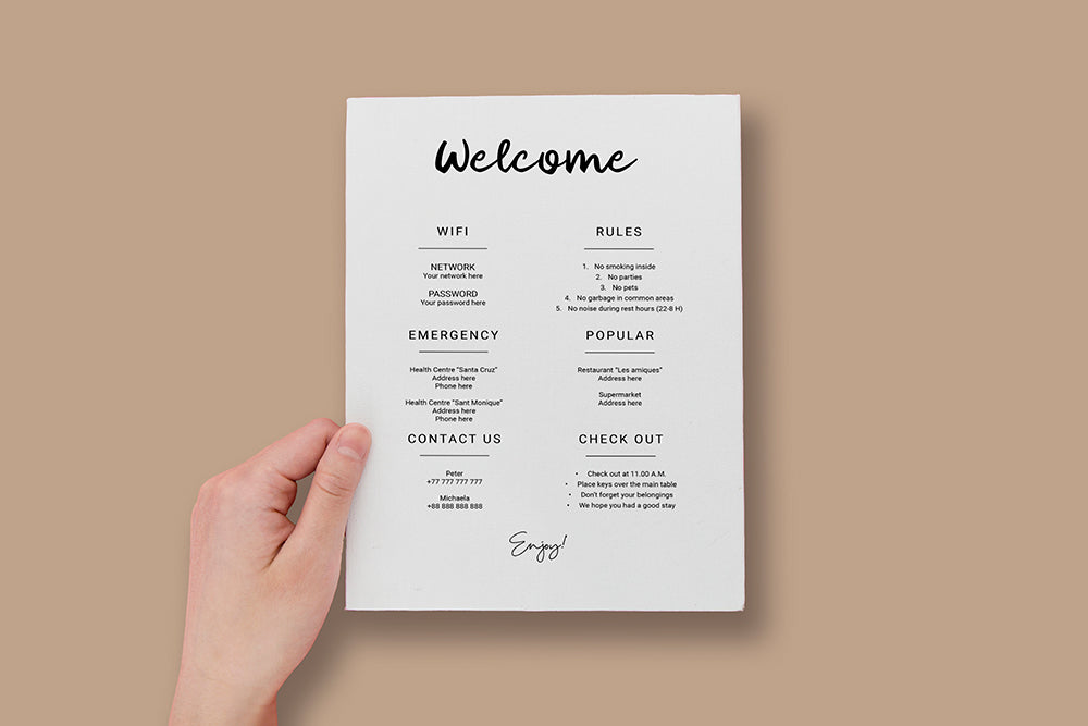Airbnb List Template