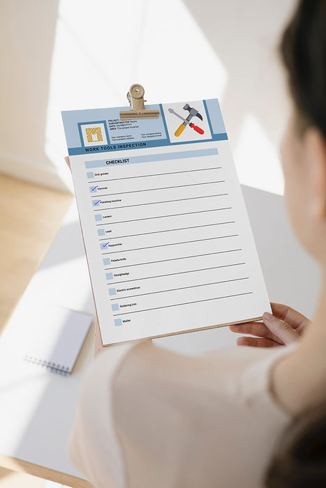 Tools Checklist Work construction tools checklist — ArquiFlash